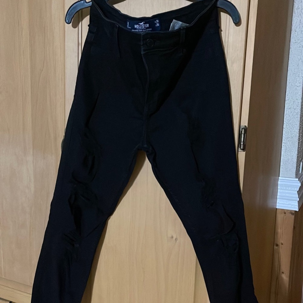 Women’s hollister black skinny jeans